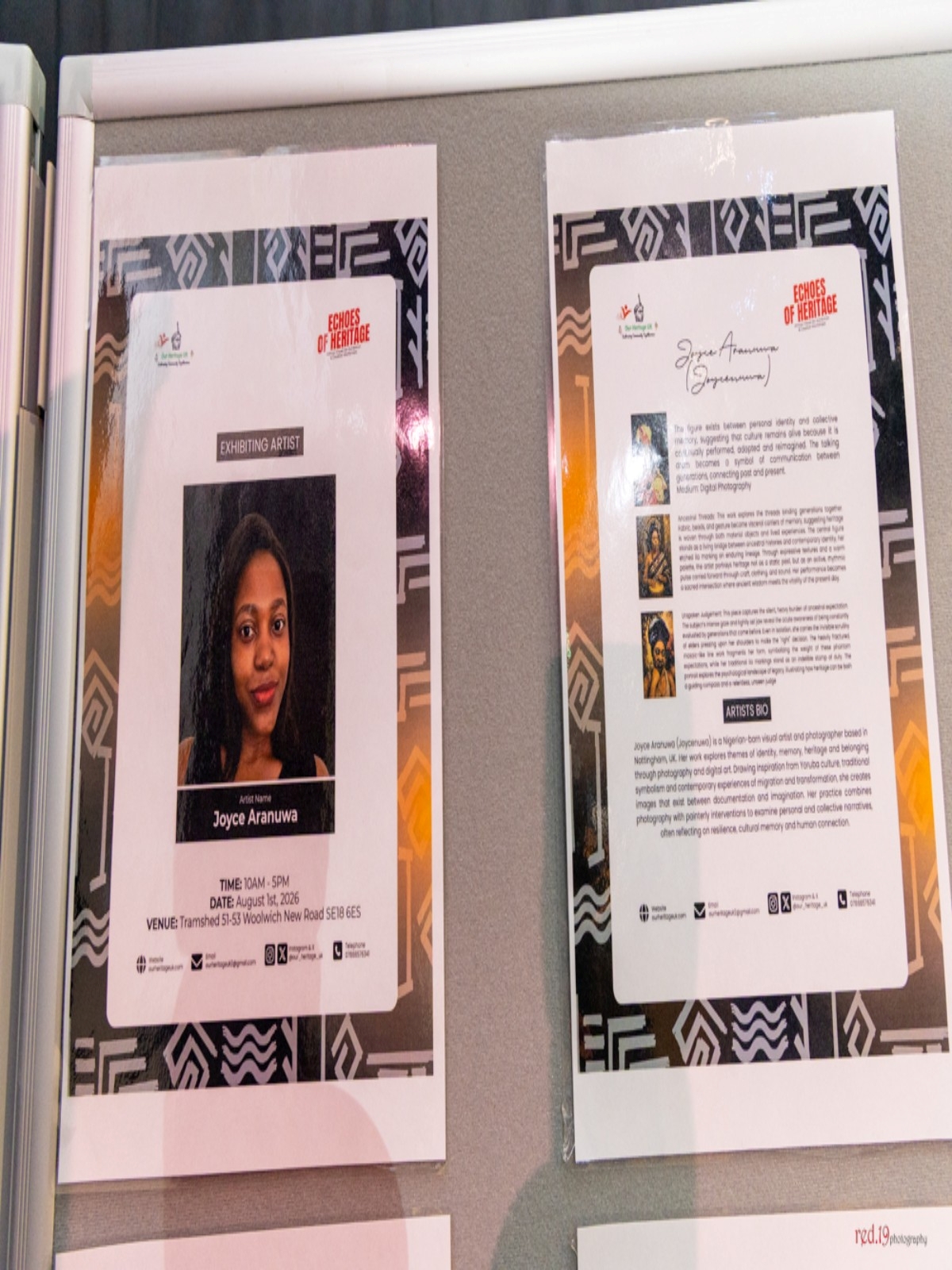 Echoes of Heritage exhibition documentation