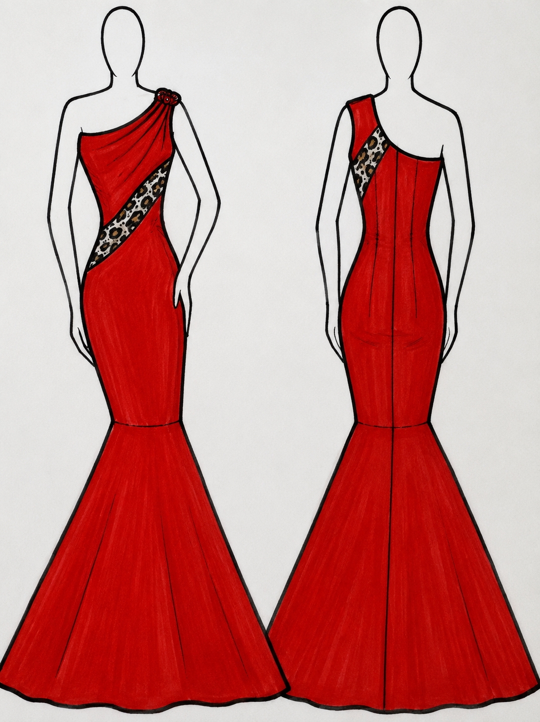 Ember fashion illustration