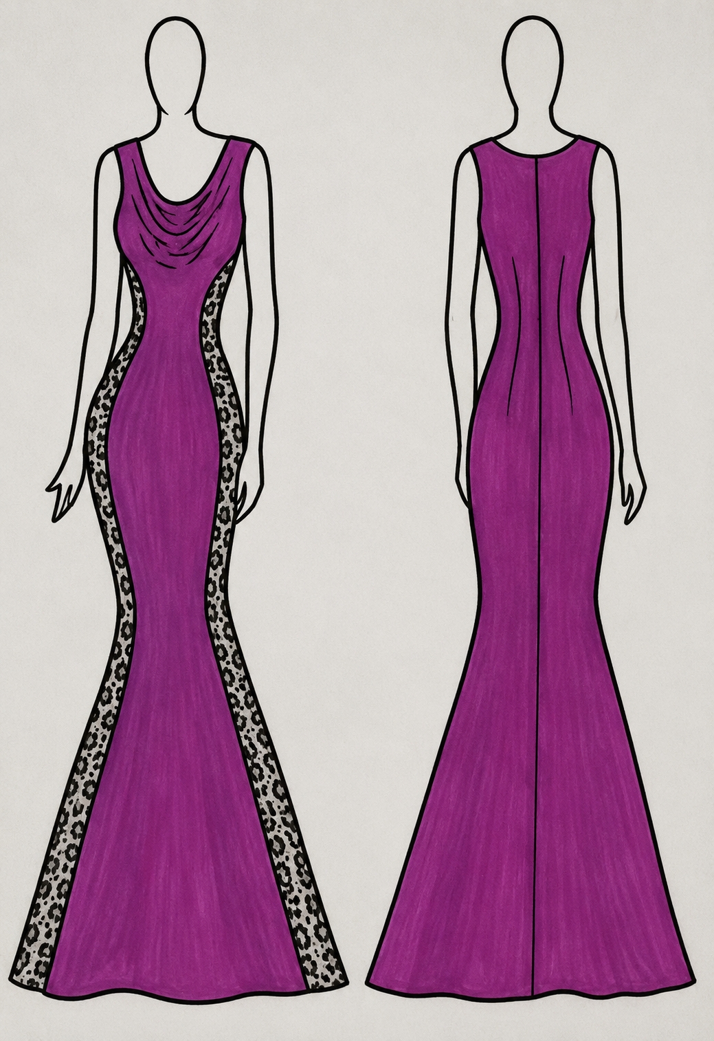 Genesis fashion illustration