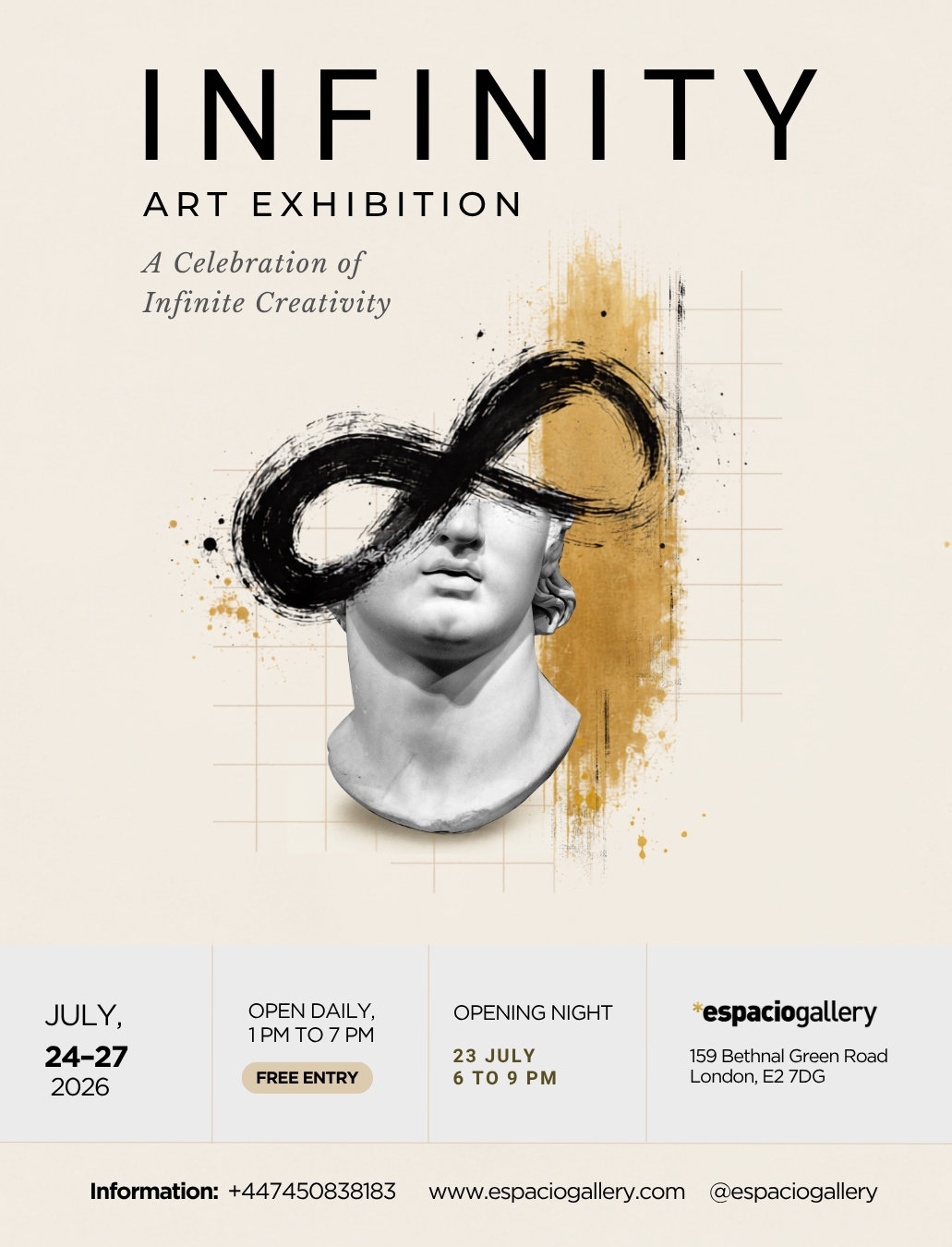 Infinity exhibition documentation